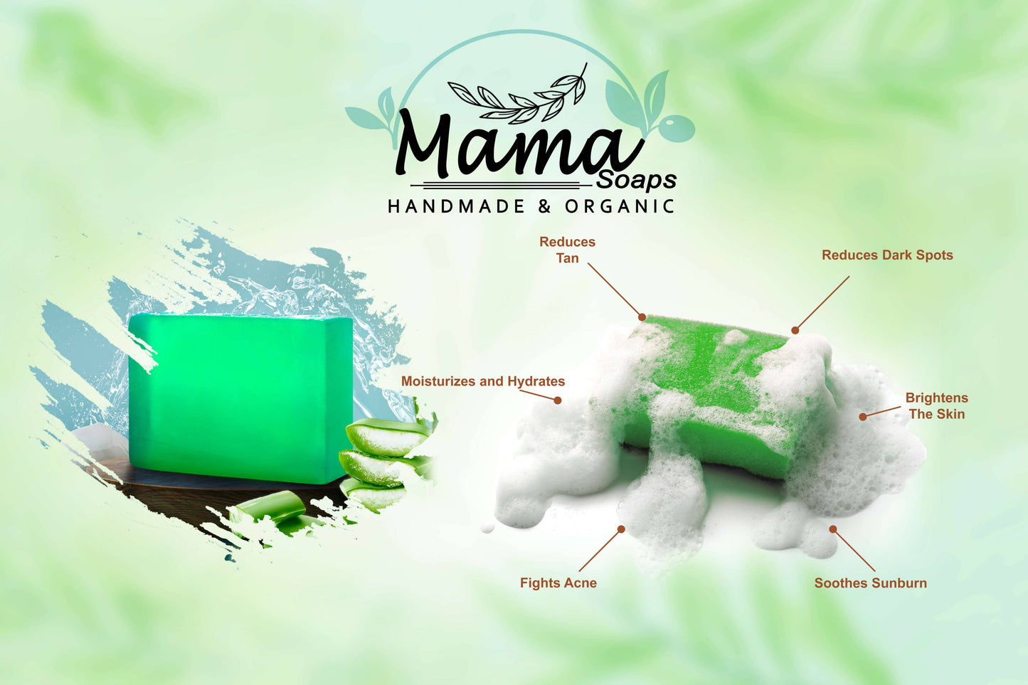 Hydrate & Heal: 100% Natural Aloe Vera Handmade Soap for Glowing Skin 🎉BUY 1 GET 1 FREE ! 🎉