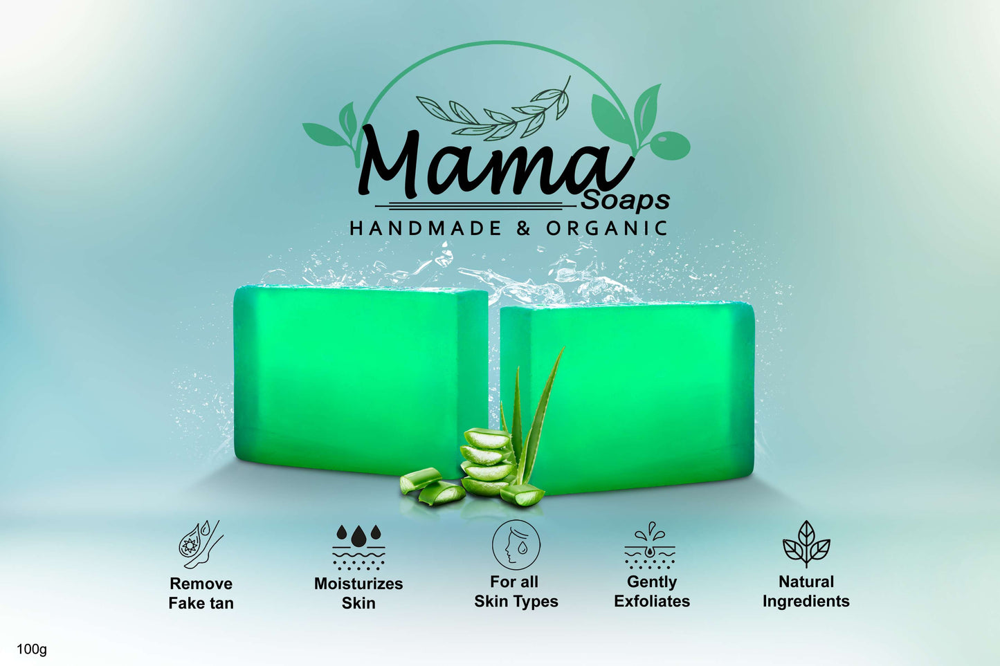 Hydrate & Heal: 100% Natural Aloe Vera Handmade Soap for Glowing Skin 🎉BUY 1 GET 1 FREE ! 🎉