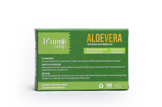 Hydrate & Heal: 100% Natural Aloe Vera Handmade Soap for Glowing Skin 🎉BUY 1 GET 1 FREE ! 🎉